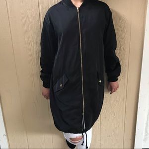Black Bomber Jacket